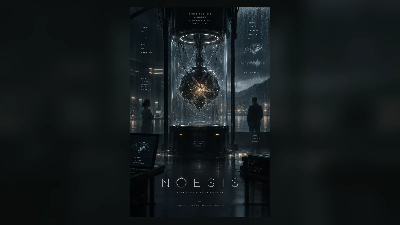 NOESIS: A Feature Screenplay Poster by E. Nandatama